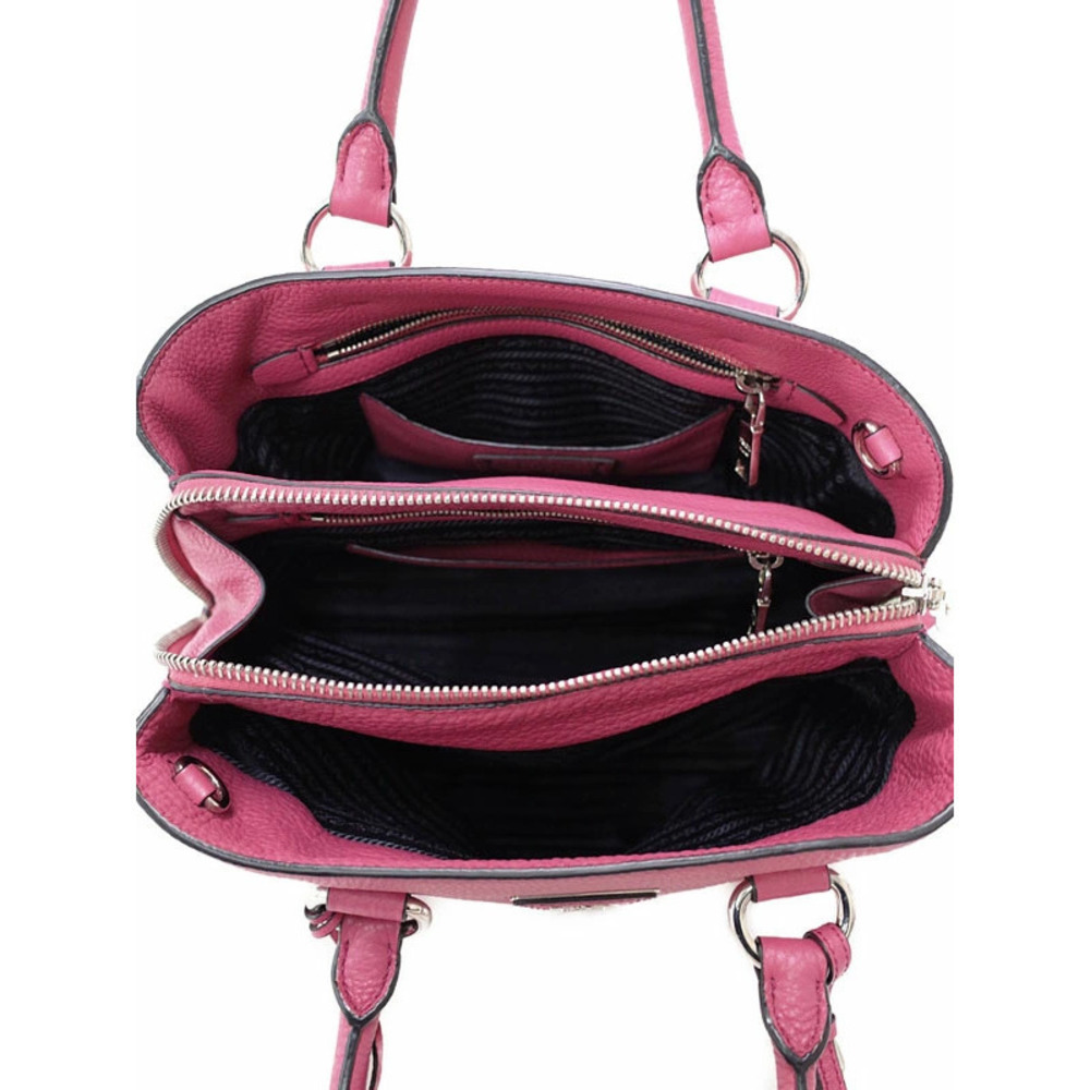 Prada Vitello Daino pink leather 2way shoulder bag - Picture 3 of 9